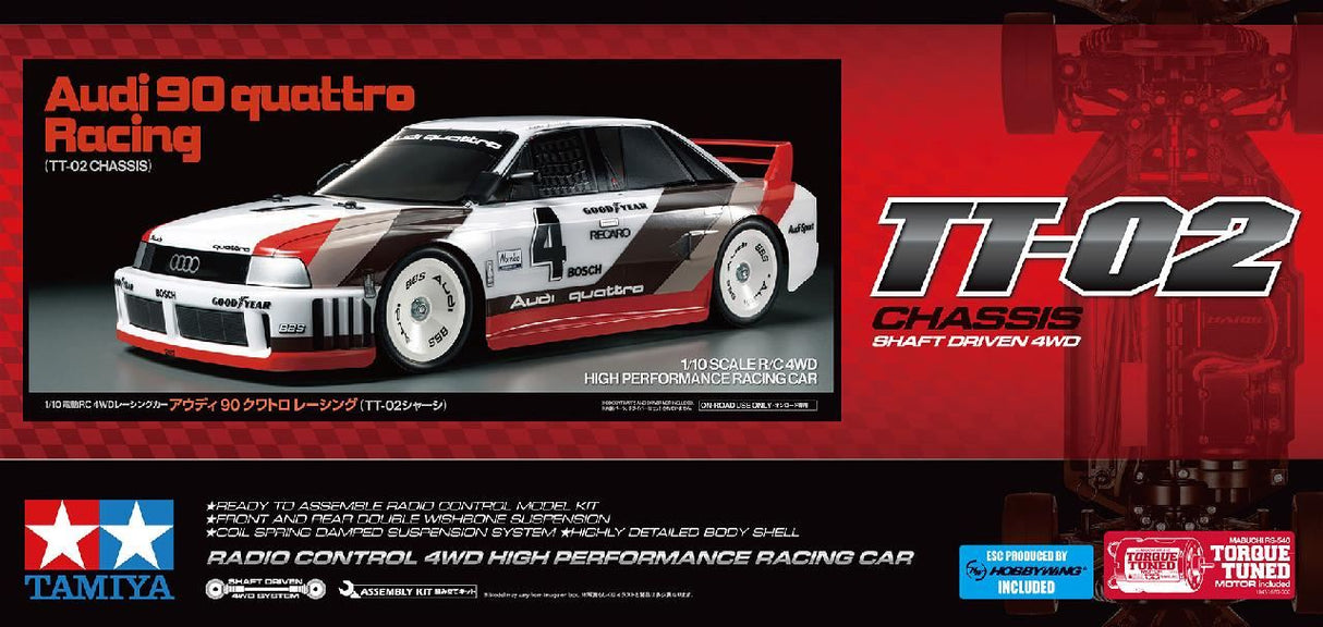Tamiya Audi 90 Quattro Racing (Tt-02)