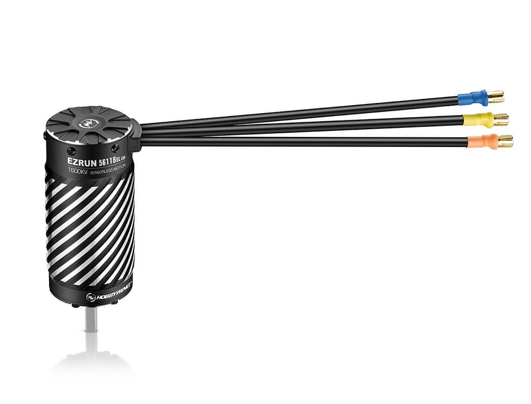 Hobbywing Ezrun 1/5Th 56118Sl 1600Kv G2 Motor (Black)