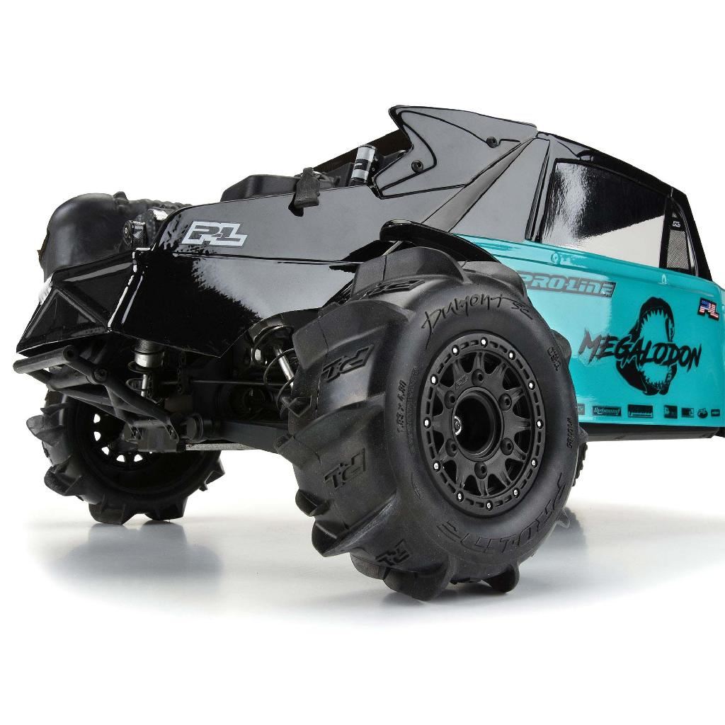 Proline 1/10 Dumont Front/Rear 2.2In/3.0In Sc Mounted 12mm Black Raid