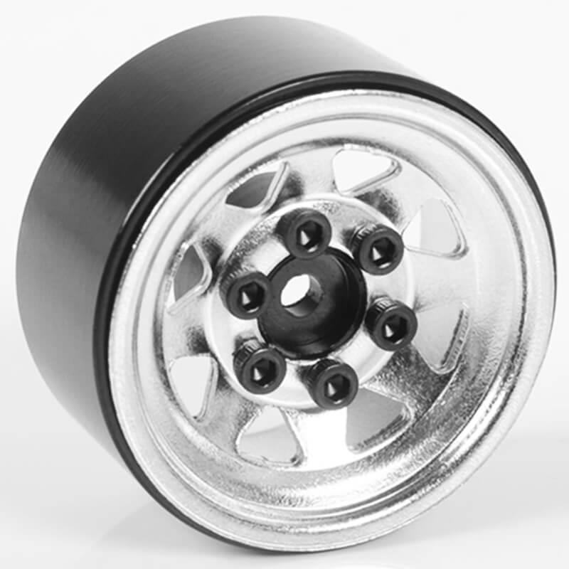 RC4WD STAMPED STEEL 1.0 STOCK BEADLOCK WHEELS (SILVER)