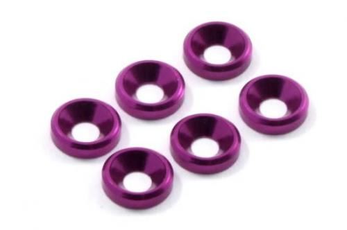 Fastrax M3 Csk Washer Purple