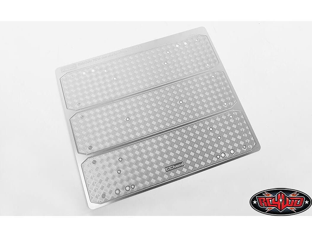 RC4WD COMMAND ROOF RACK W/DIAMOND PLATE & 4X SQUARE LIGHTS TRAXXAS MERCEDES-BENZ G63 AMG 6X6(B)