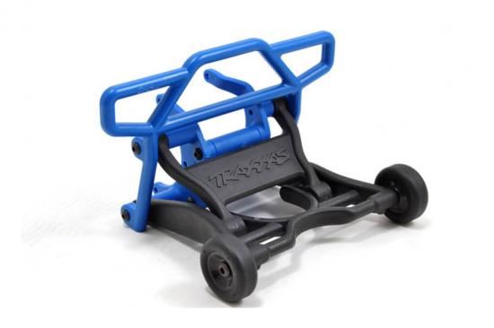 RPM BLUE REAR BUMPER for TRAXXAS ELEC RUSTLER 2WD