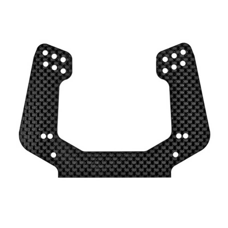 Team Associated Rc10 Ft Carbon Fibre Front Shock Tower 3Mm
