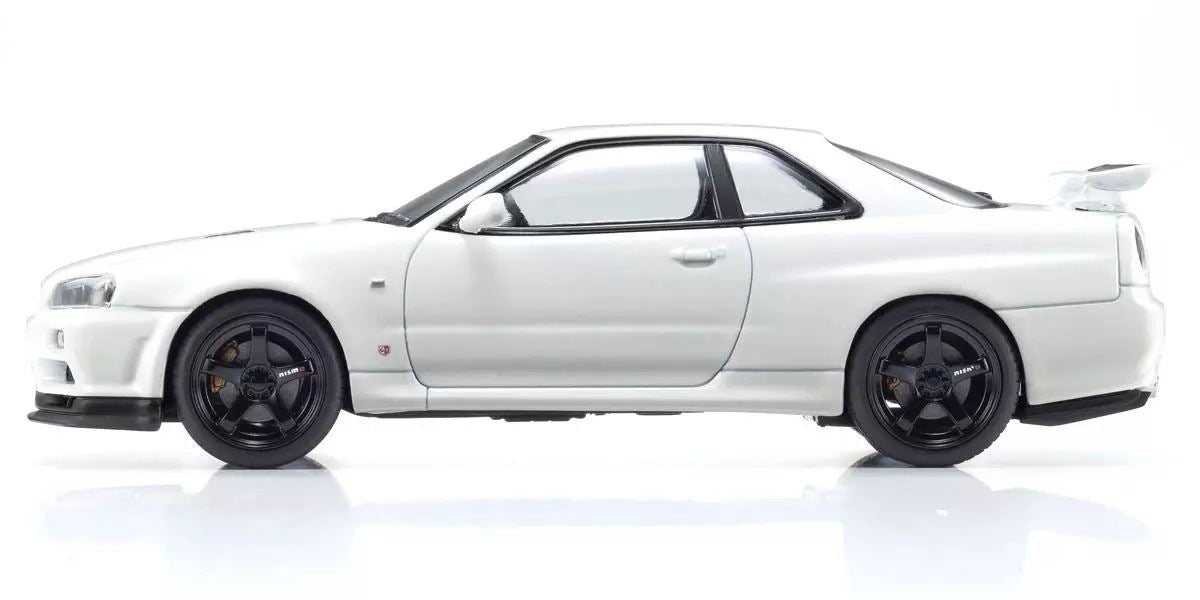 Kyosho 1:43 Nissan Skyline R34 Gt-R V-Spec Ii White Pearl