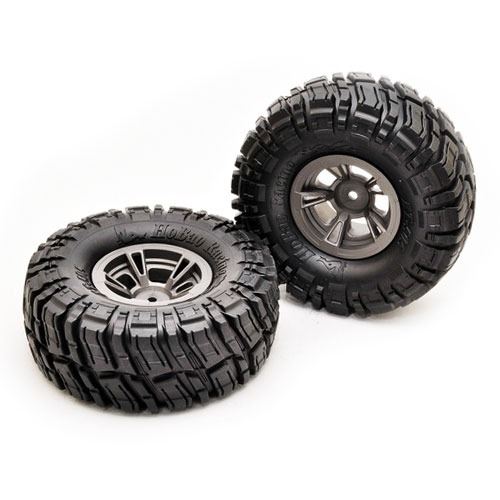 HOBAO DC-1 WHEELS & TIRES SET (1.9") , 2 PCS.