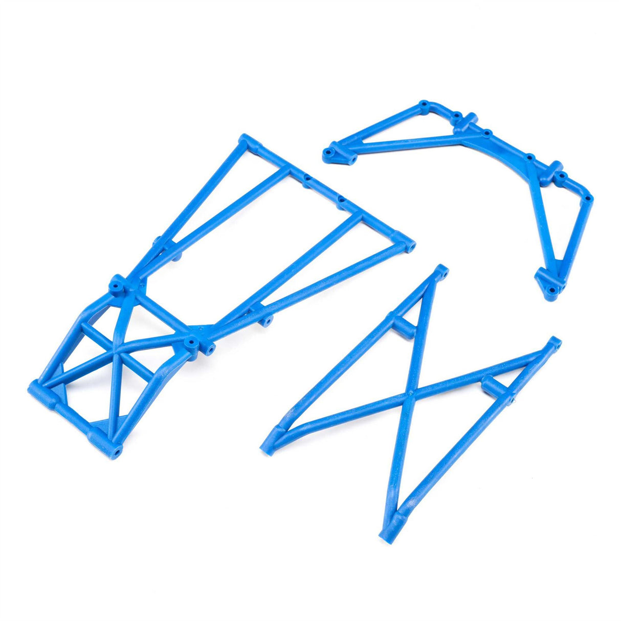 Losi Rear Cage and Hoop Bars, Blue: LMT