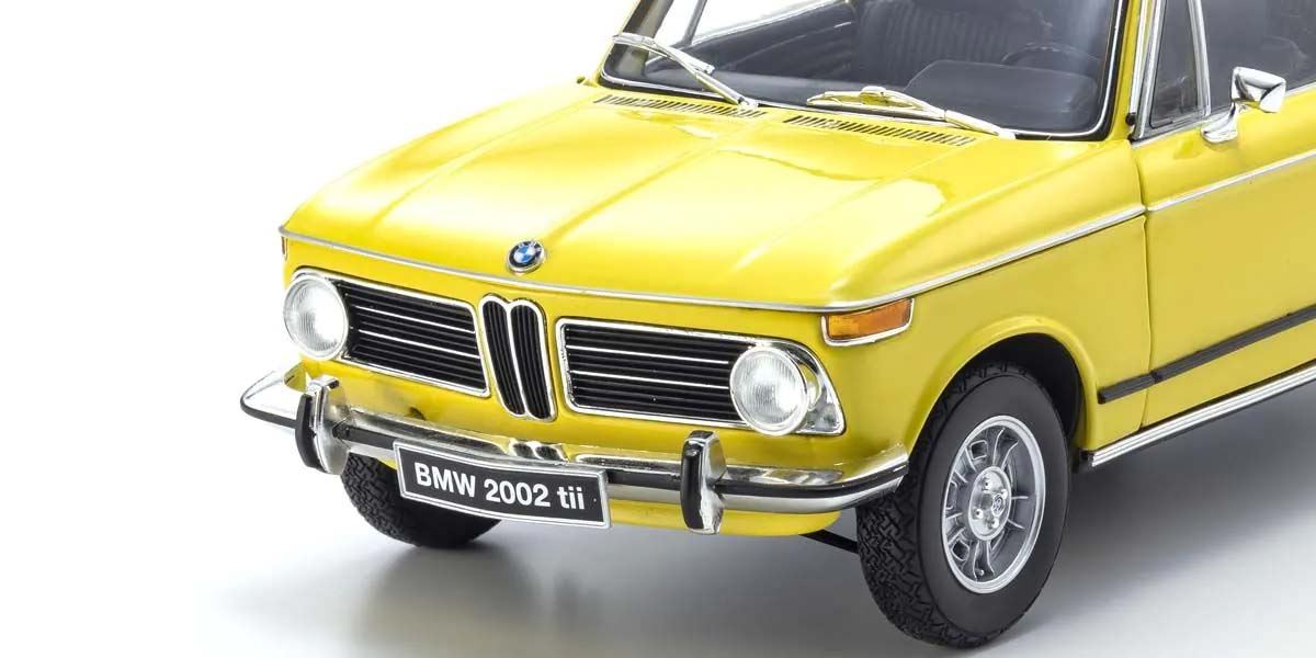 Kyosho 1:18 Bmw 2002 Tii 1972 Yellow