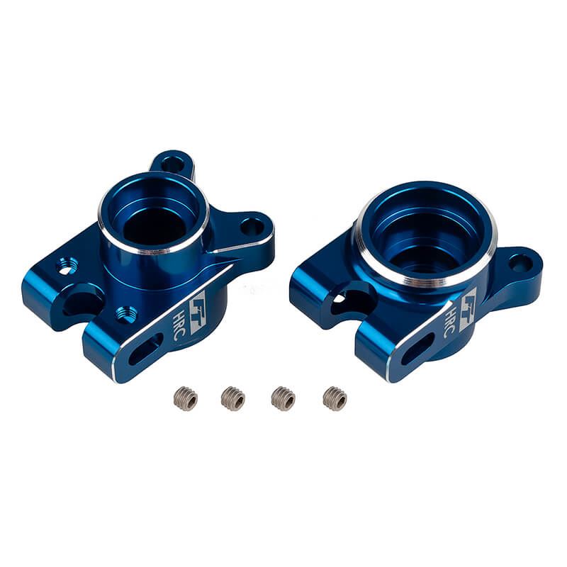 Team Associated Ft Rc10B7 Rear Hub Set Hrc Blue Aluminium