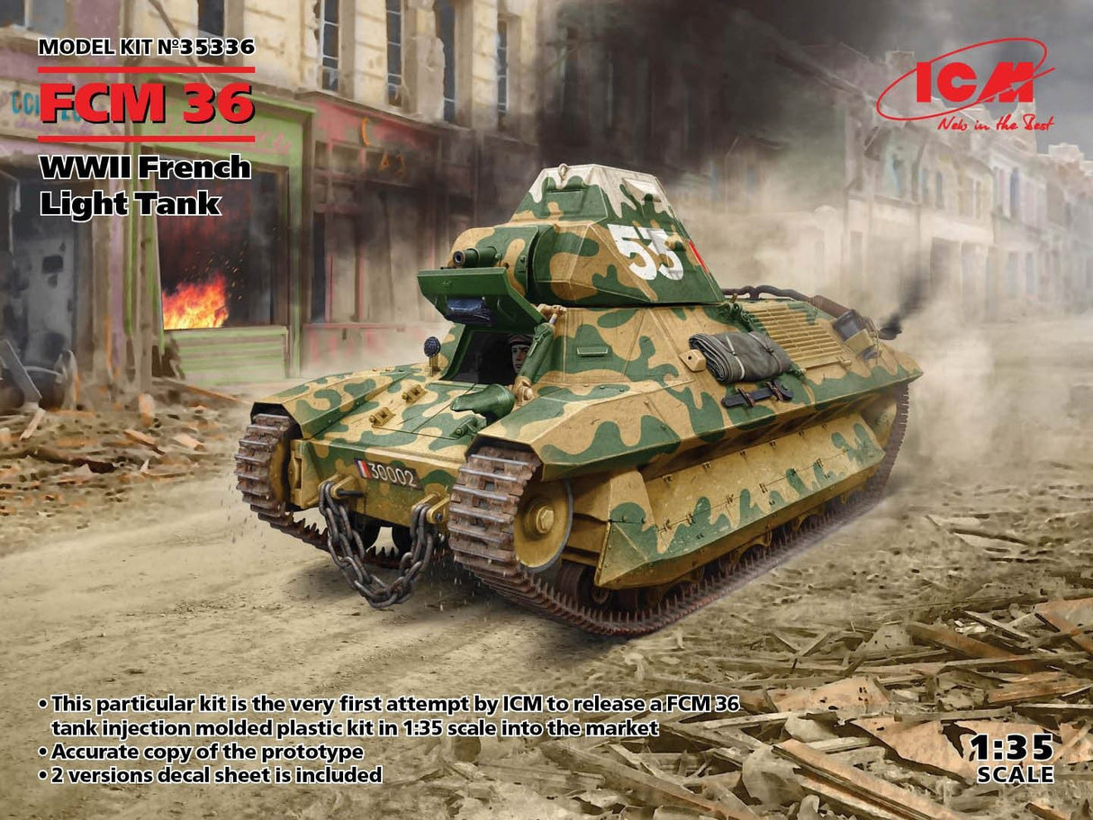 Icm Fcm 36, Wwii French Light Tank