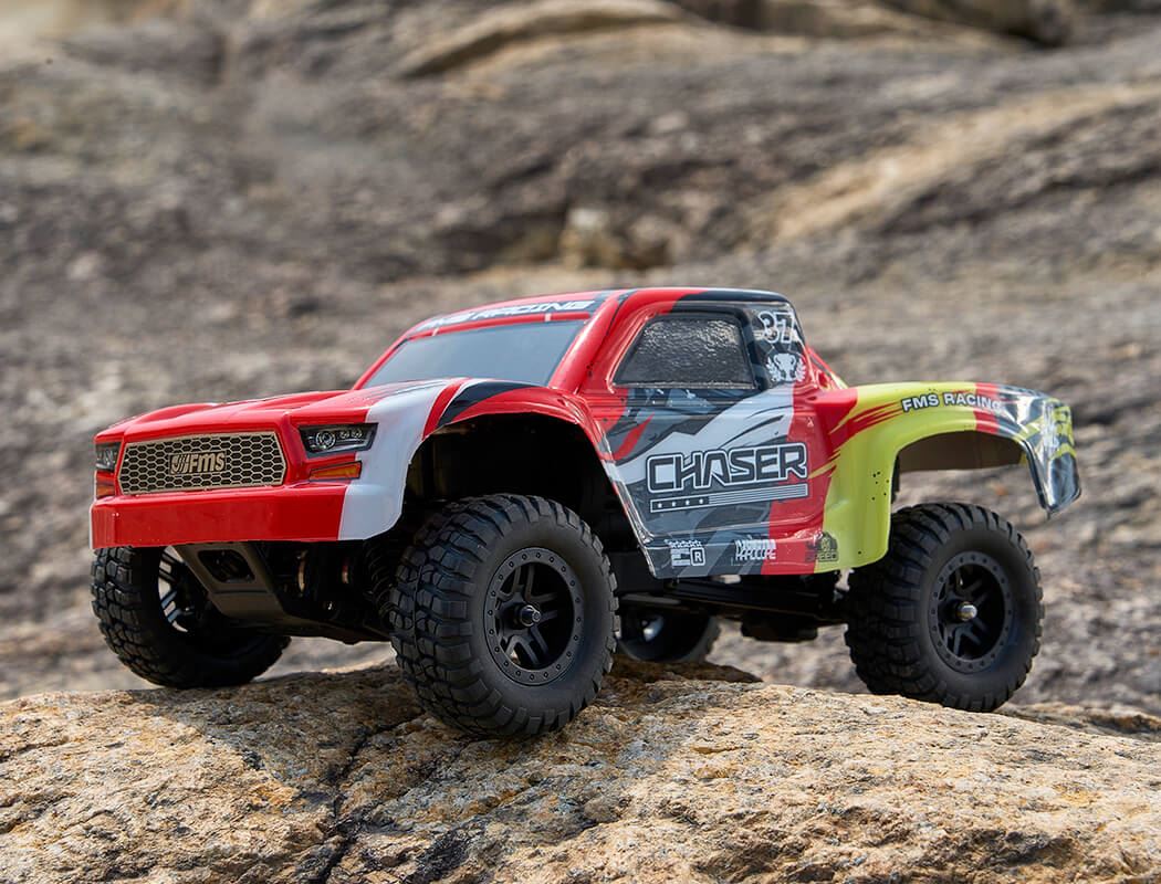 Fms Fsc24 1/24Th Chaser Truck Rtr - Red