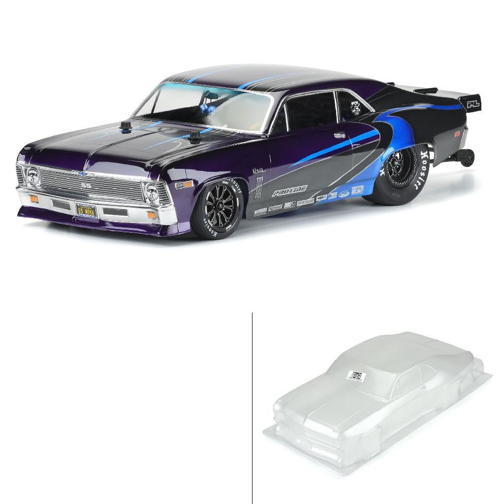 Proline 1/10 1969 Chevrolet Nova Clear Body: Drag Car