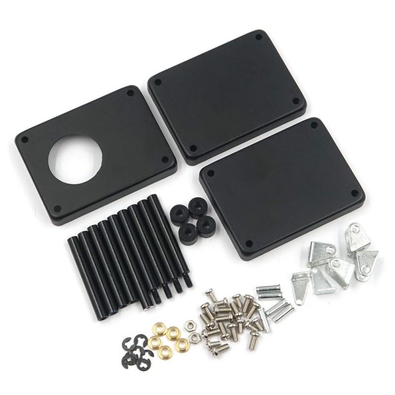 Yeah Racing 1/10 RC Accessory 3-Tiered Rolling Metal Handy Cart Black