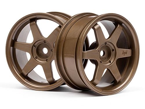 HPI Te37 Wheel 26mm Bronze (3mm Offset)