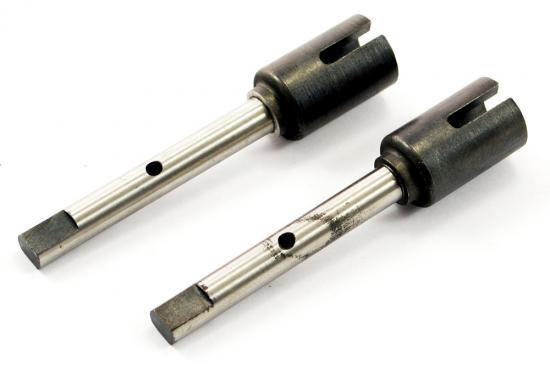 FASTRAX TAMIYA TT02 HD FRONT/ REAR METAL AXLE SHAFTS (PR)