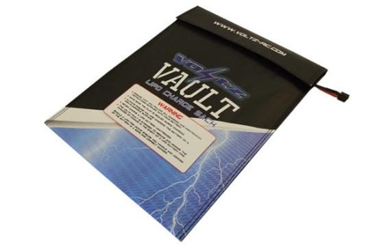 VOLTZ CHARGE VAULT LIPO SACK/BAG LARGE 23cm x 30cm