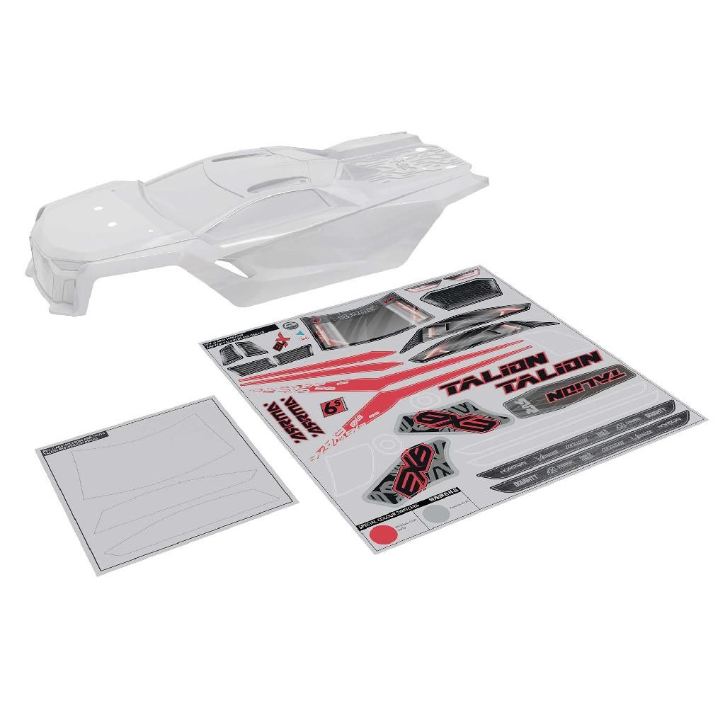 Arrma Talion 6S Blx Clear Bodyshell With Decals