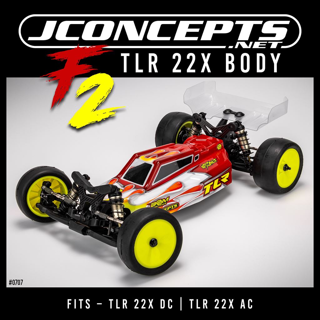 F2 - Tlr 22X Body W/ Carpet / Turf / Dirt Wing Lw