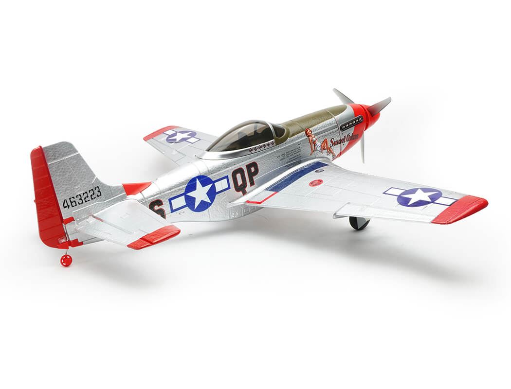 Mo-Fly P-51D Mustang 685Mm 6Ch 3D/6G With 6-Axis Gyro Rtf
