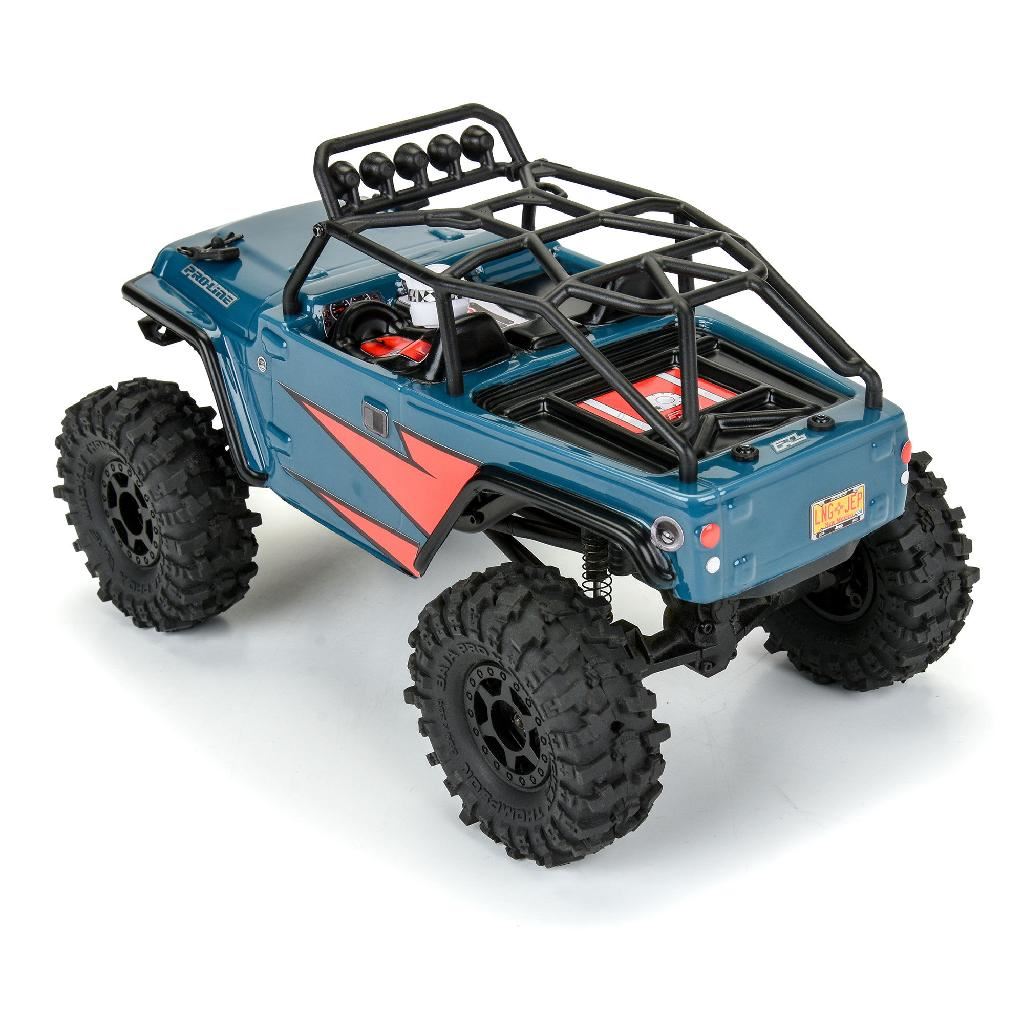 Pro 1/24 2004 Jeep Lj Clear Body/Trail Cage: Scx24