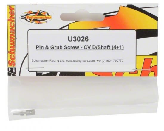 Schumacher Pivot; Pin & Screw; Alloy CV D/Shaft