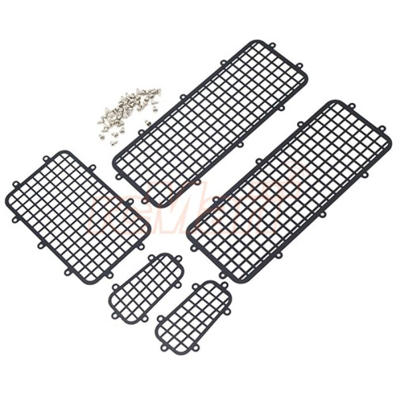 Yeah Racing Windows Guard Set For Traxxas TRX-4 Black