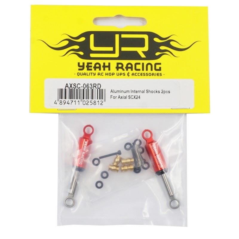 Yeah Racing Aluminum Internal Spring Shocks V2 2pcs For Axial SCX24