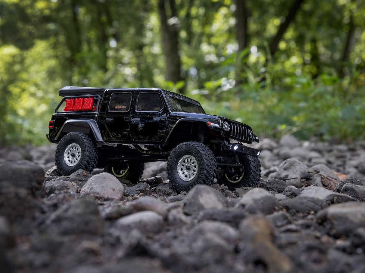 Axial SCX24 Jeep Gladiator 4WD Rock Crawler RTR, Black