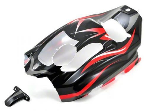 HOBAO HYPER SS PRINTED BODYSHELL - BLACK