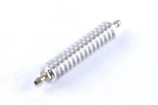 FASTRAX 1/8TH EXHAUST GAS COOLER RED w/MOUNTS