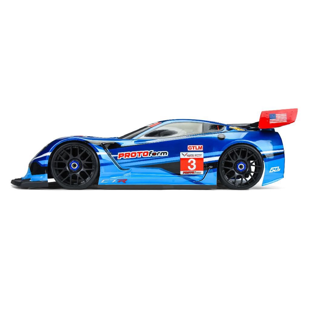 PRM 1/8 Chevrolet Corvette C7.R Clear Body: 1:8 GT (Short Wheelb