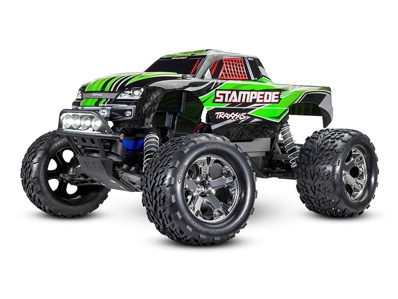 Traxxas Stampede XL-5 2WD Monster Truck - Green with LED