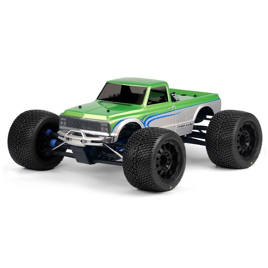 Proline 1/8 1972 Chevy C-10 Long Bed Clear Body: Monster Truck