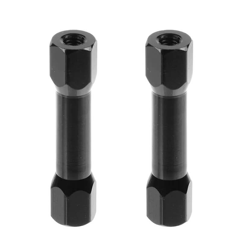 Corally Esc Plate Post 27Mm M3 Black 2 Pcs