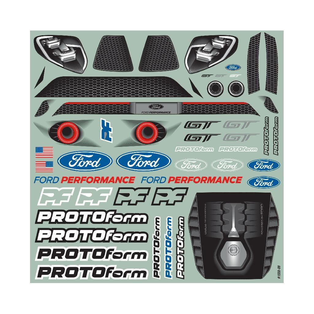 PRM 1/10 Ford GT LW Clear Body: 190mm Touring Car with LP shock