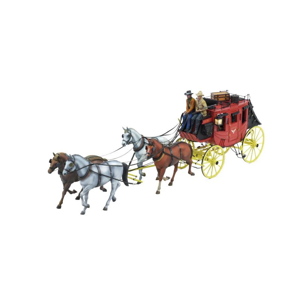 Artesania Set Of 2 Wild West 1/12 Stagecoach Horses For Al20345