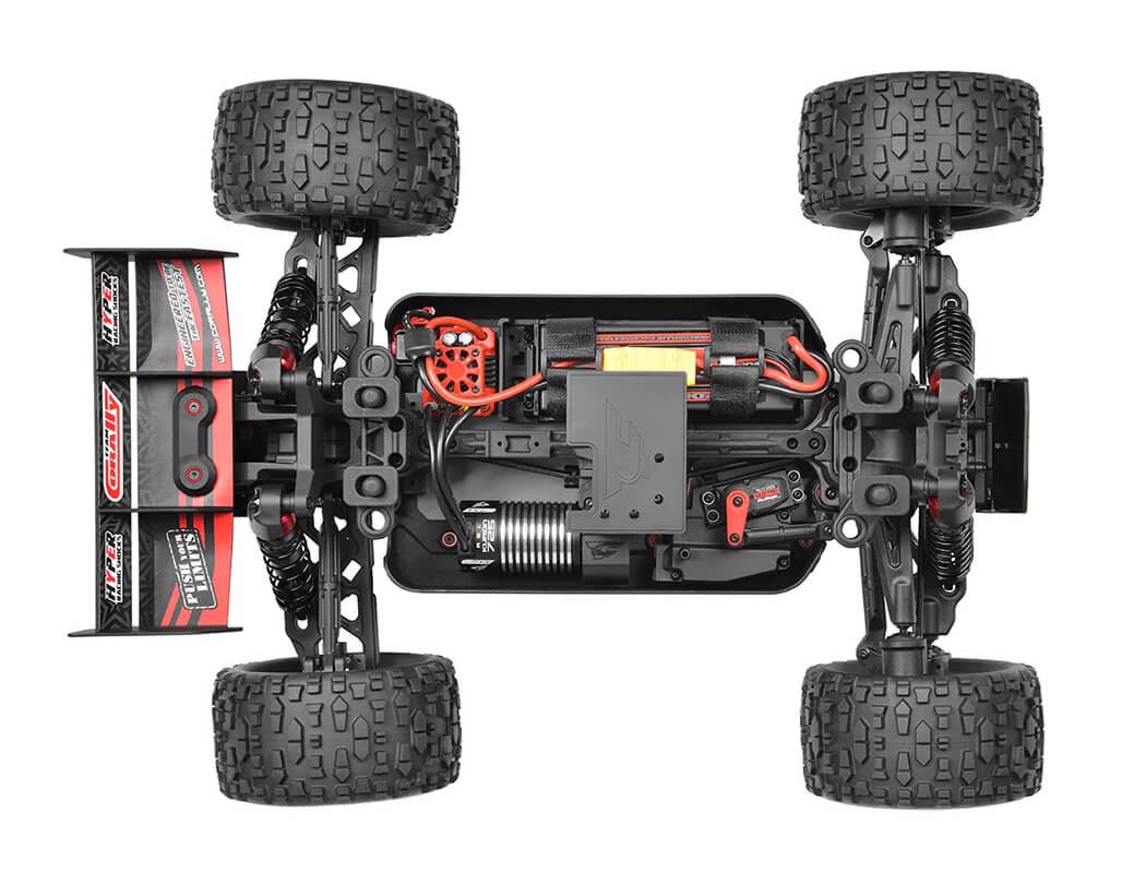 Corally Punisher 4 Brushless 4S Basher Truck Rtr - Red