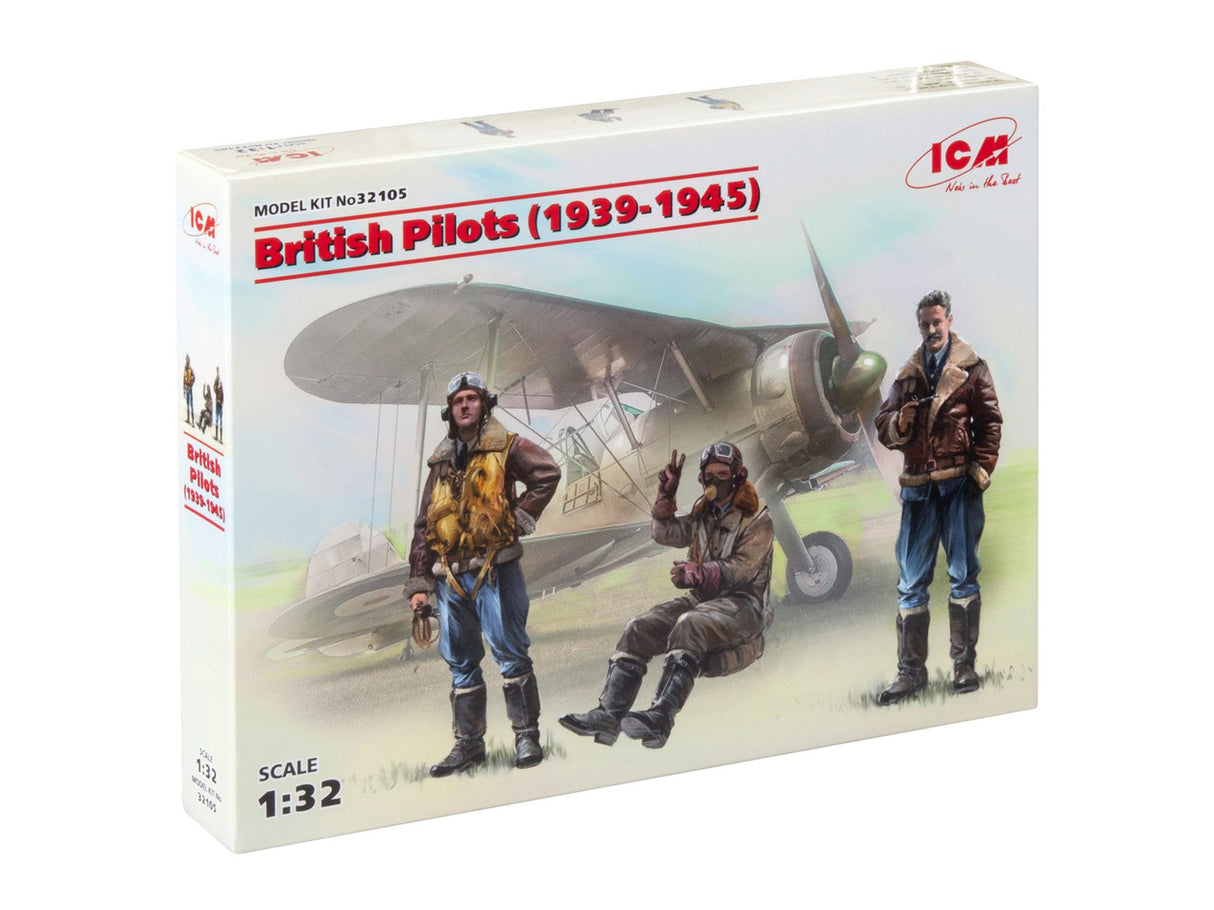 Icm British Pilots (1939-1945) 3 Figures