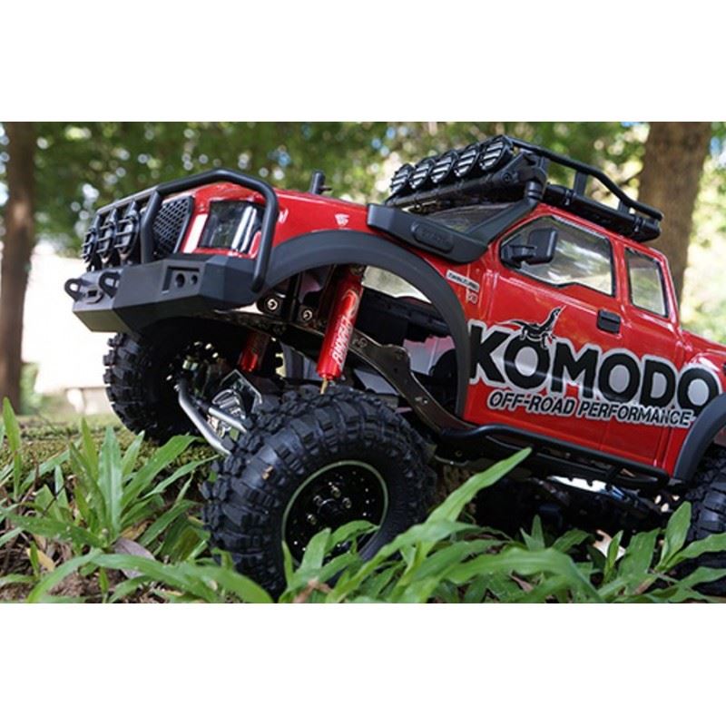 Yeah Racing 120mm Desert Lizard Two Stage Internal Spring Damper Pair Green For Crawler