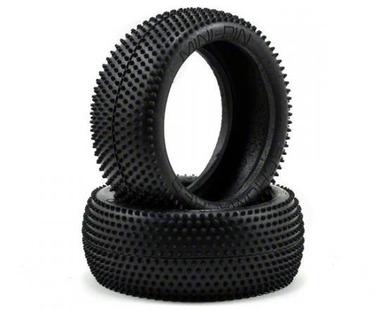 Schumacher Silver Mini Pin 1/8 Buggy Tyres - 1 Pair