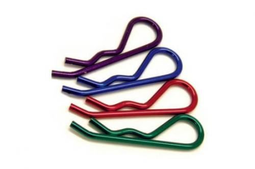 Fastrax 1/8th/1/5th/Transponder Body Clips Metallic Purple