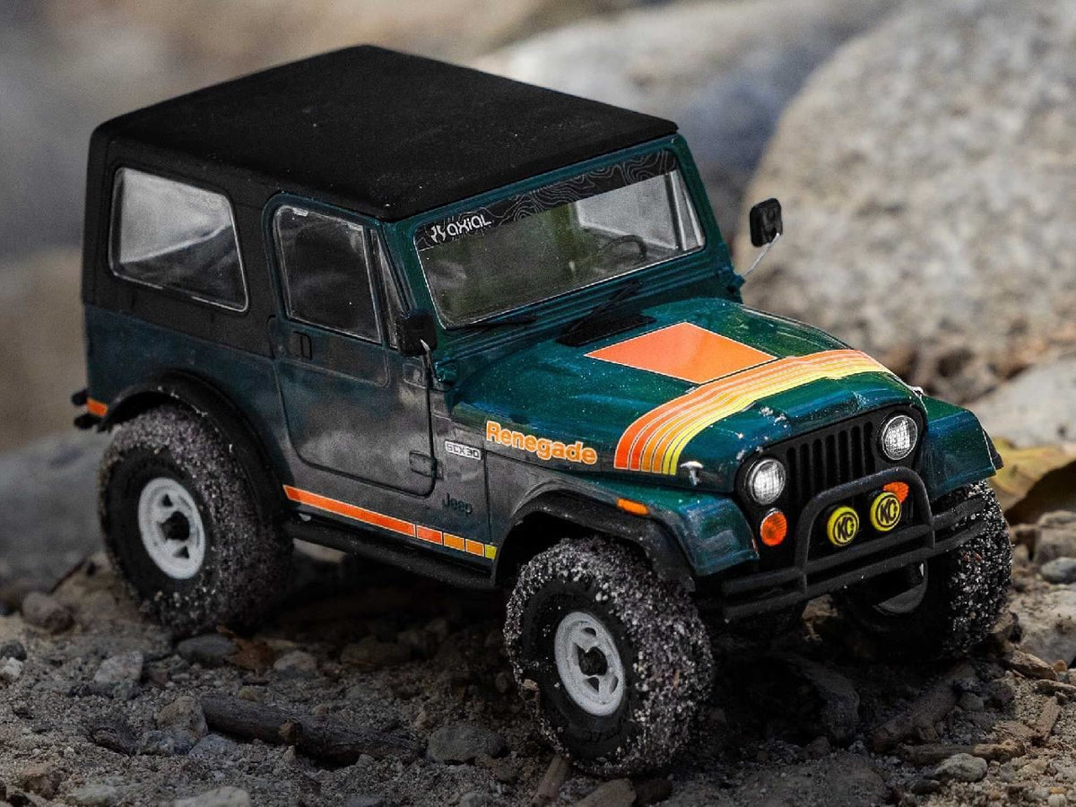 Axial 1/30 Scx30 Jeep Cj-7 Renegade 4X4 Rtr, Green