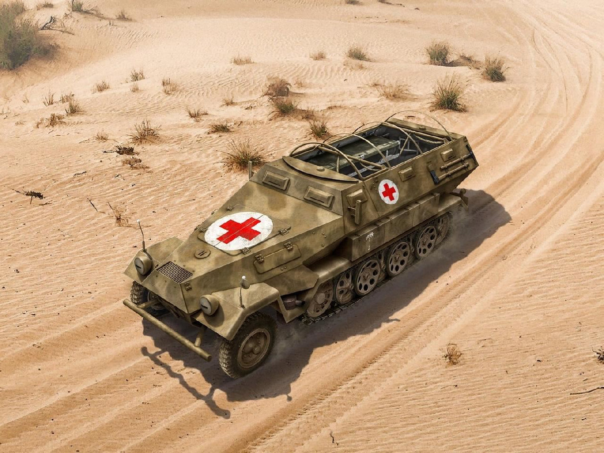 Icm Sd.Kfz.251/8 Ausf.A 'Krankenpanzerwagen', Wwii German Ambulance