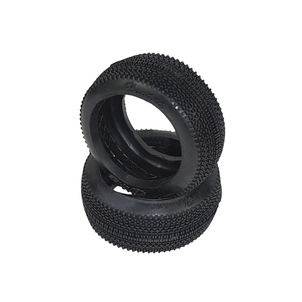 Hot Race 1/8 Buggy Tyres Havana Medium - Pr