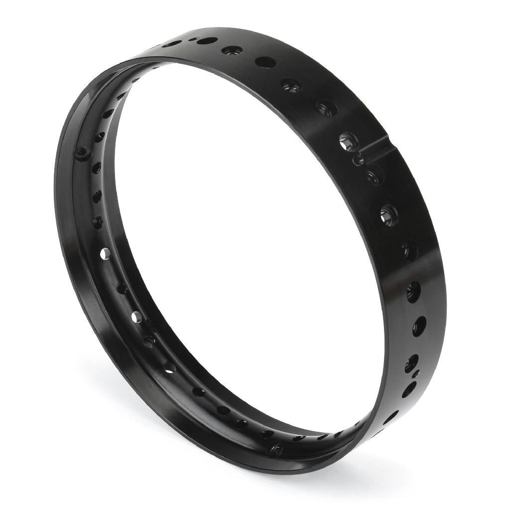 Pro 1/4 Pro-Spec Aluminum Front Rim Black: Promoto-Mx