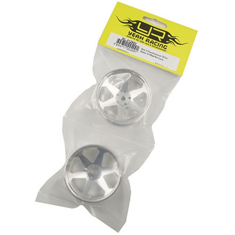 Yeah Racing Spec D Plus Aluminum 7075 6 Spoke +8 Offset Drift Rim 2 pcs