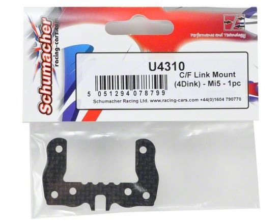 Schumacher C/F Link Mount (4Dink) - Mi5 - 1pc