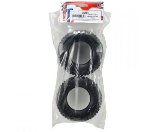 Schumacher Stagger Rib SC Tyres - Yellow - 1 Pair