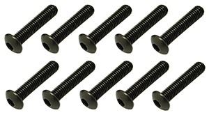 Core RC Steel Button Head Hex Screws M3 x 18 pk10