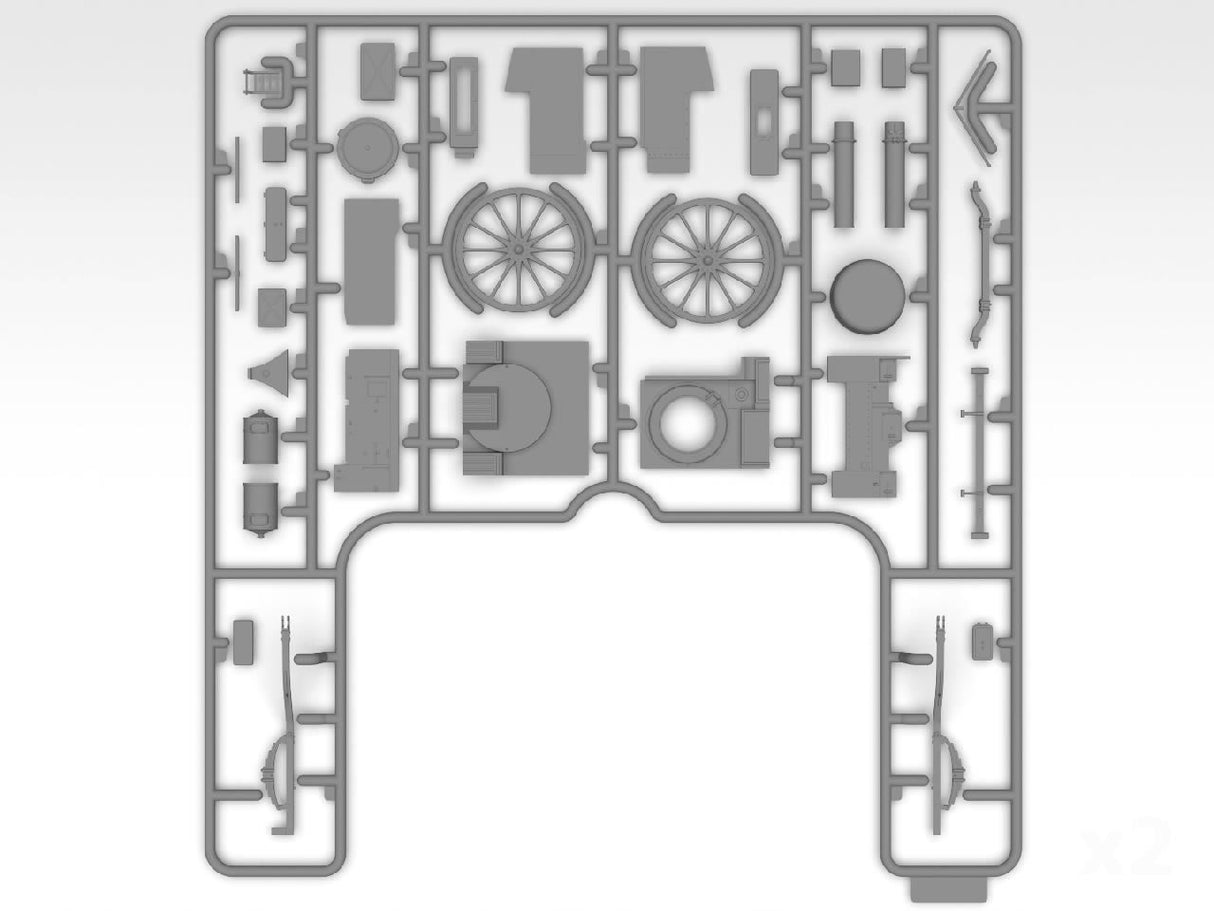 Icm Ahn 'Gulaschkanone' Truck With 4 Figures & Accessories